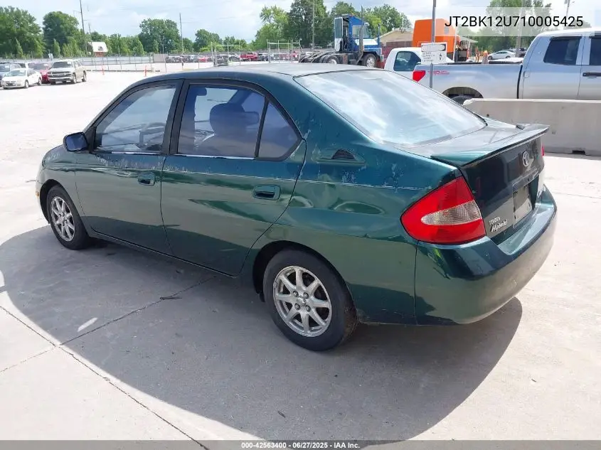 2001 Toyota Prius VIN: JT2BK12U710005425 Lot: 42563400
