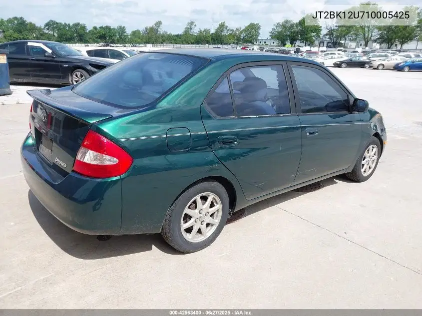 2001 Toyota Prius VIN: JT2BK12U710005425 Lot: 42563400