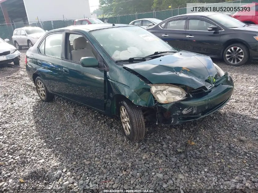 2002 Toyota Prius VIN: JT2BK18U520055393 Lot: 42435978