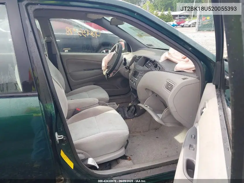 2002 Toyota Prius VIN: JT2BK18U520055393 Lot: 42435978