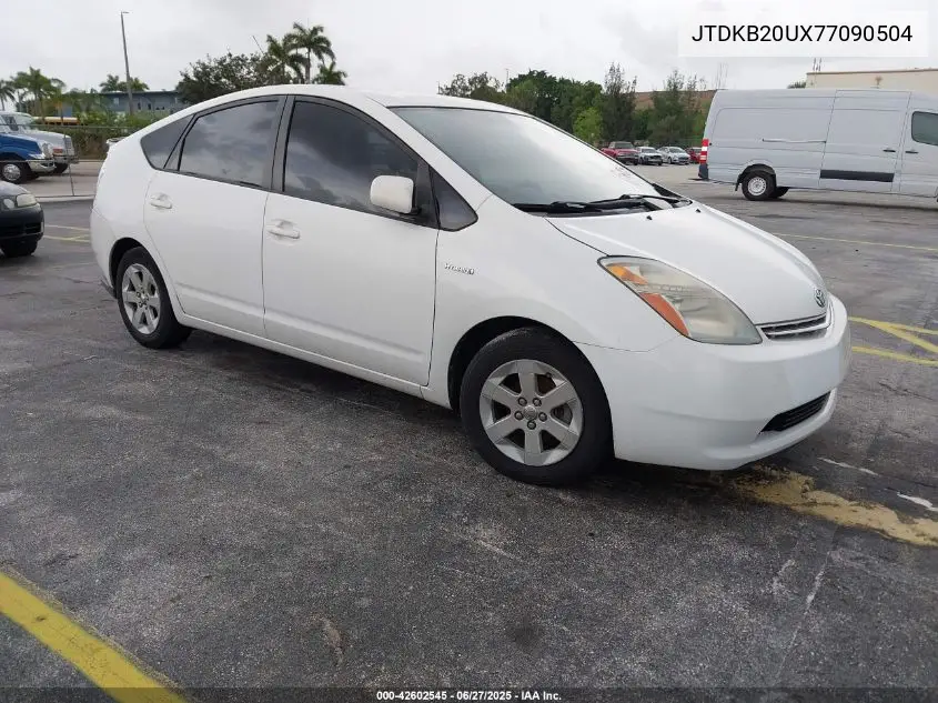 2007 Toyota Prius VIN: JTDKB20UX77090504 Lot: 42602545