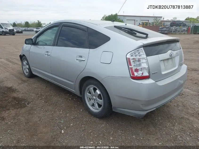 2008 Toyota Prius VIN: JTDKB20U787813887 Lot: 42236452