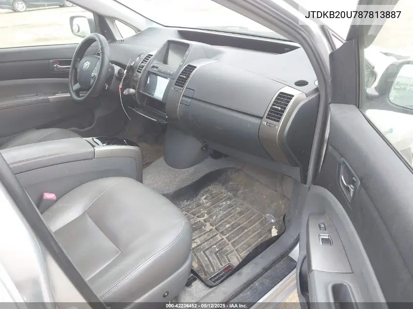 2008 Toyota Prius VIN: JTDKB20U787813887 Lot: 42236452