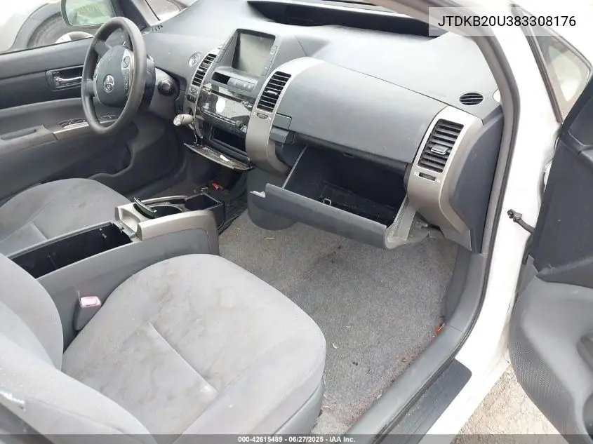 2008 Toyota Prius VIN: JTDKB20U383308176 Lot: 42615489