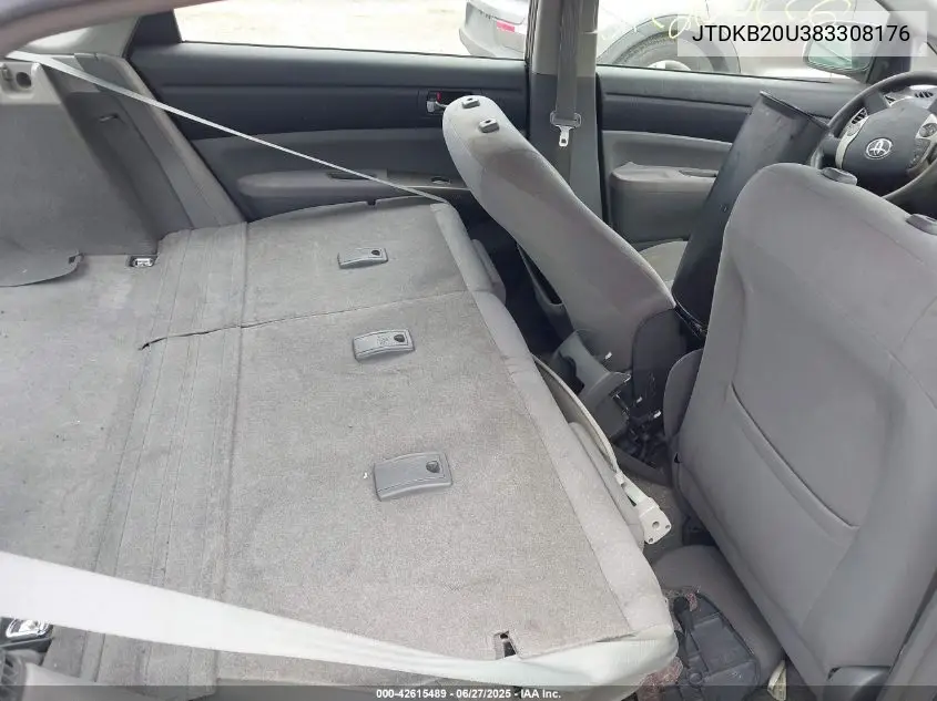2008 Toyota Prius VIN: JTDKB20U383308176 Lot: 42615489