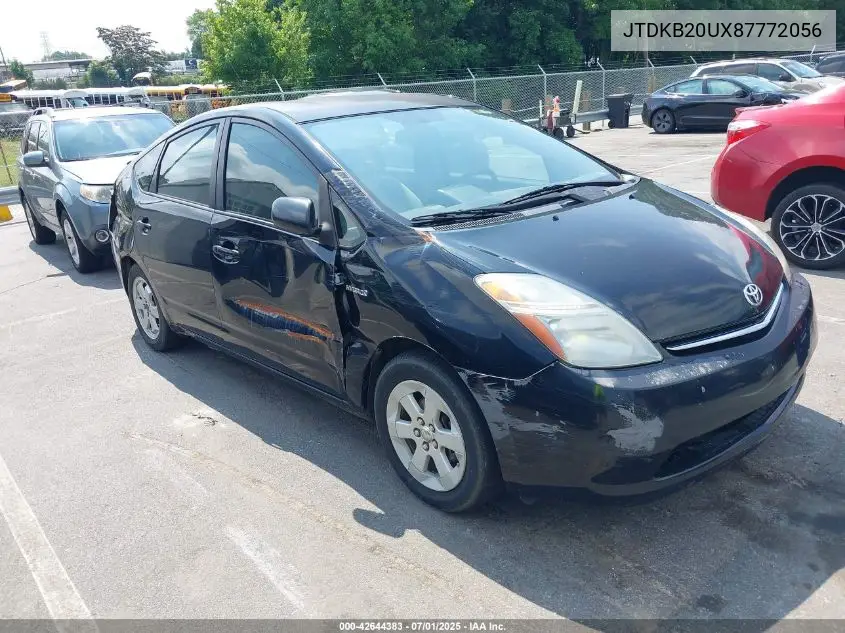 2008 Toyota Prius VIN: JTDKB20UX87772056 Lot: 42644383