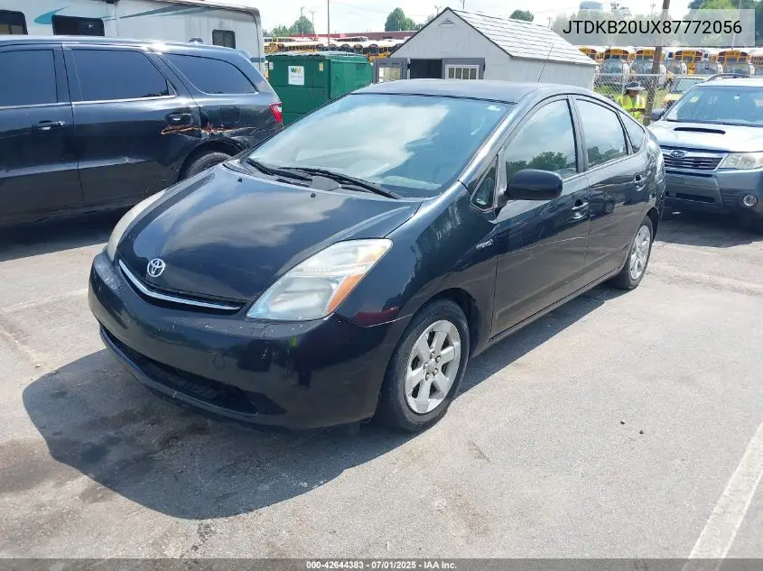 2008 Toyota Prius VIN: JTDKB20UX87772056 Lot: 42644383