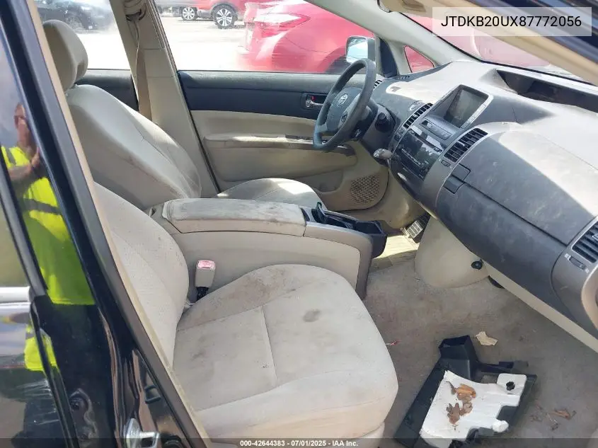 2008 Toyota Prius VIN: JTDKB20UX87772056 Lot: 42644383
