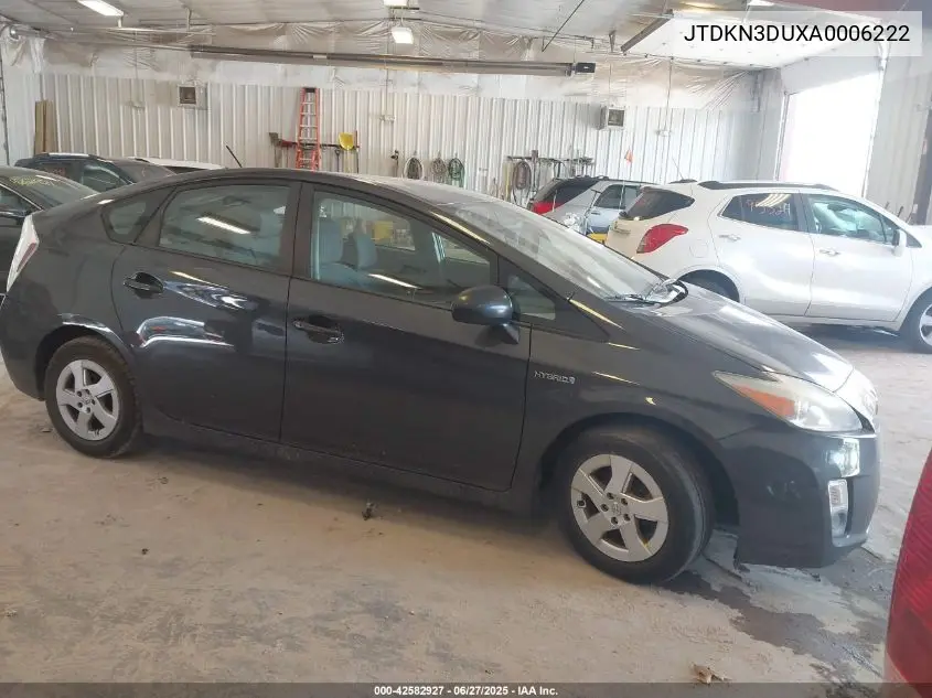 2010 Toyota Prius Iii VIN: JTDKN3DUXA0006222 Lot: 42582927