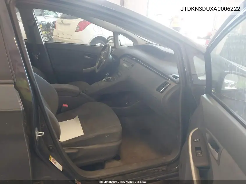2010 Toyota Prius Iii VIN: JTDKN3DUXA0006222 Lot: 42582927
