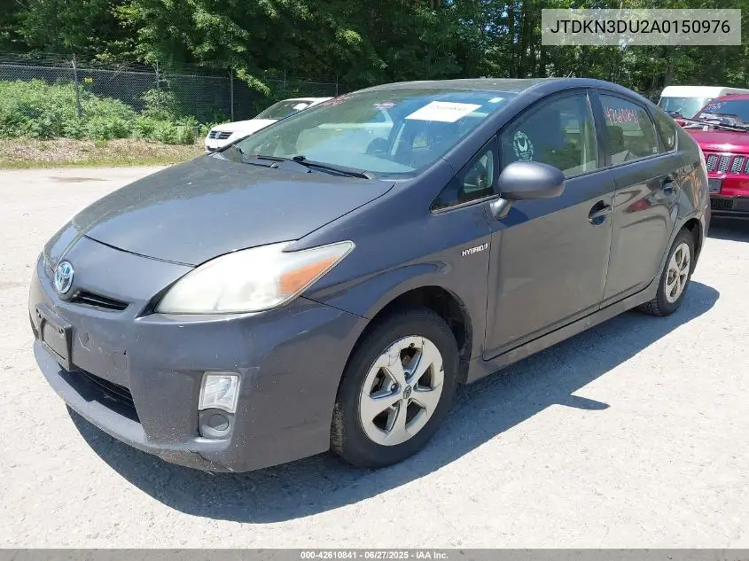 2010 Toyota Prius Ii VIN: JTDKN3DU2A0150976 Lot: 42610841