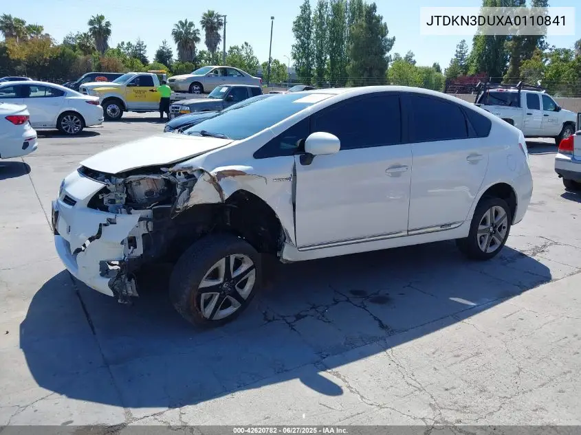 2010 Toyota Prius V VIN: JTDKN3DUXA0110841 Lot: 42620782