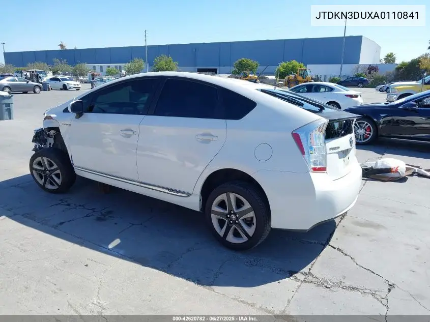 2010 Toyota Prius V VIN: JTDKN3DUXA0110841 Lot: 42620782