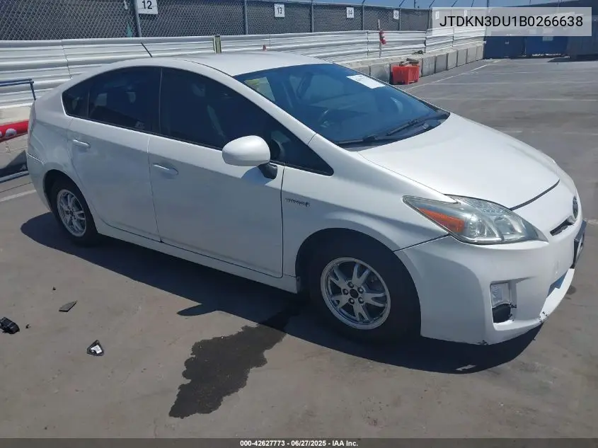 2011 Toyota Prius Two VIN: JTDKN3DU1B0266638 Lot: 42627773