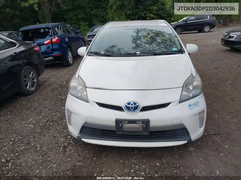2013 Toyota Prius Plug-In VIN: JTDKN3DP2D3042936 Lot: 42605312