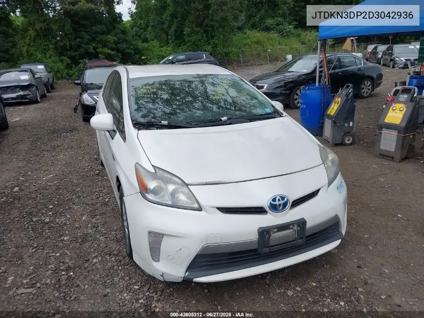 2013 Toyota Prius Plug-In VIN: JTDKN3DP2D3042936 Lot: 42605312
