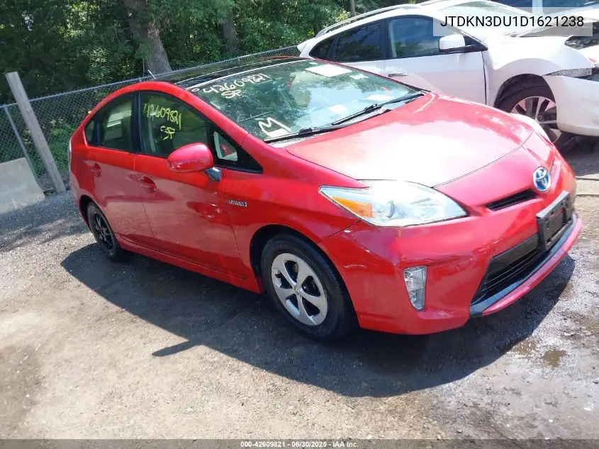 2013 Toyota Prius Three VIN: JTDKN3DU1D1621238 Lot: 42609821