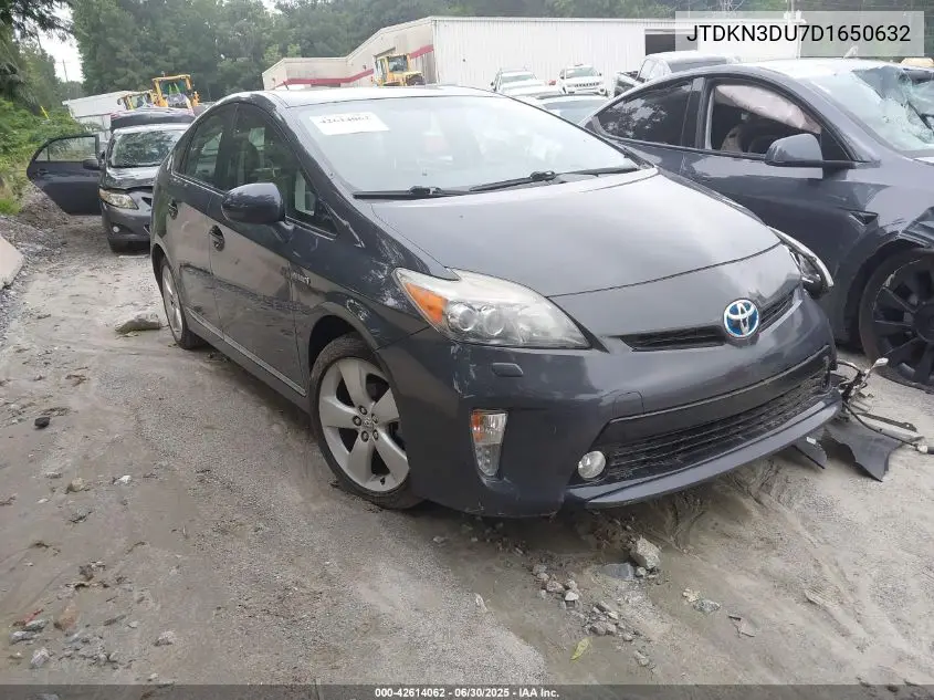 2013 Toyota Prius Five VIN: JTDKN3DU7D1650632 Lot: 42614062