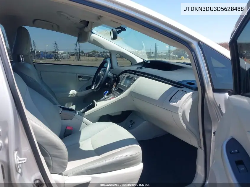 2013 Toyota Prius Four VIN: JTDKN3DU3D5628488 Lot: 42637242