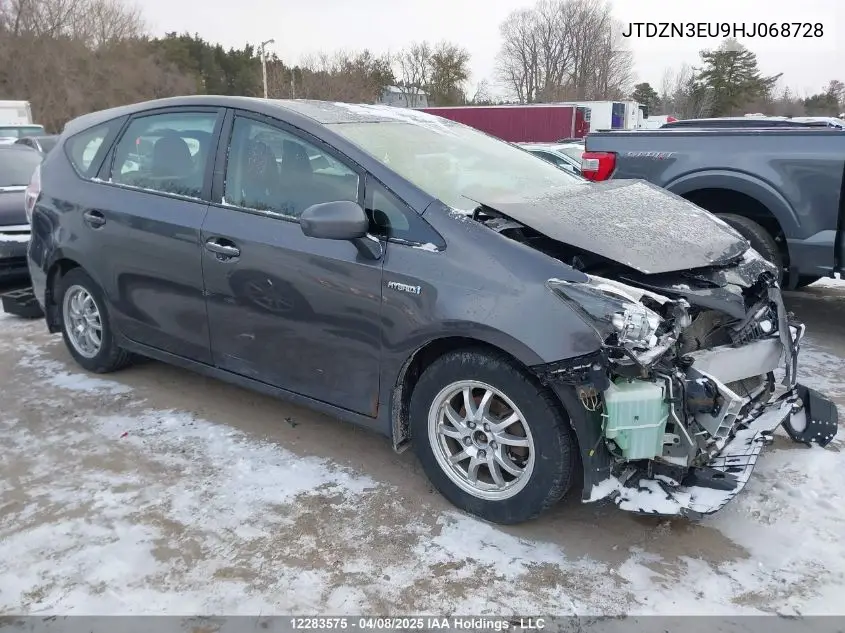 2017 Toyota Prius VIN: JTDZN3EU9HJ068728 Lot: 12283575