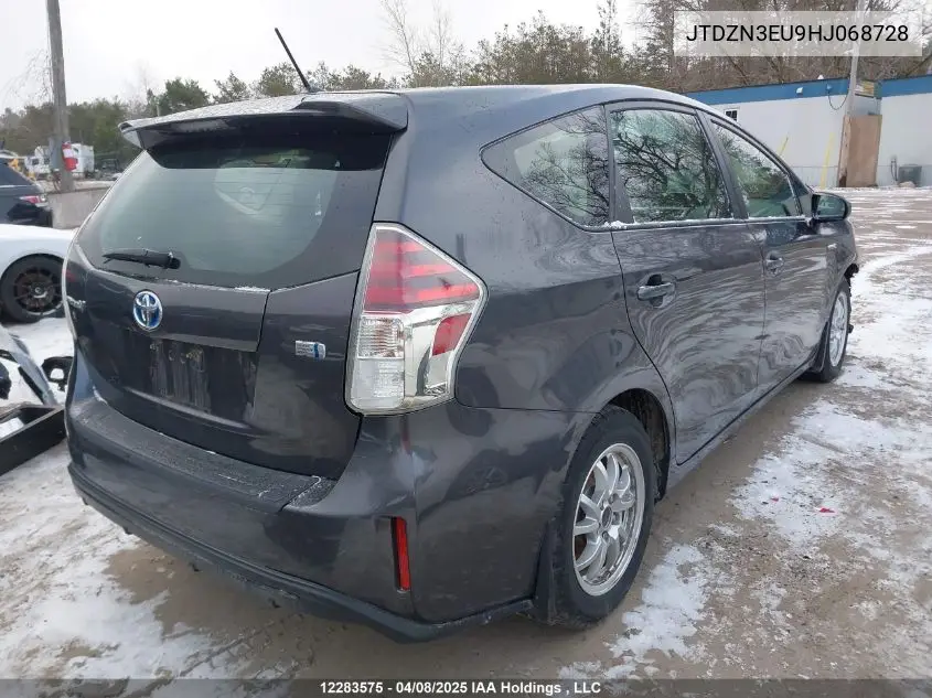 2017 Toyota Prius VIN: JTDZN3EU9HJ068728 Lot: 12283575