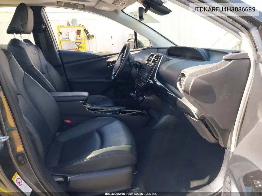 2017 Toyota Prius Four VIN: JTDKARFU4H3036689 Lot: 42265196