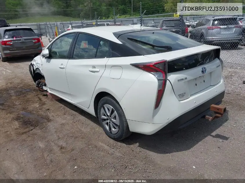 2018 Toyota Prius Two VIN: JTDKBRFU2J3591000 Lot: 42235812