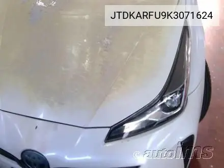 2019 Toyota Prius VIN: JTDKARFU9K3071624 Lot: 42273215