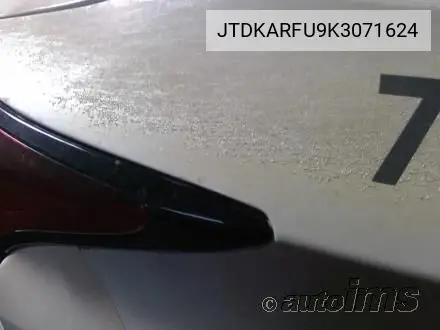 2019 Toyota Prius VIN: JTDKARFU9K3071624 Lot: 42273215