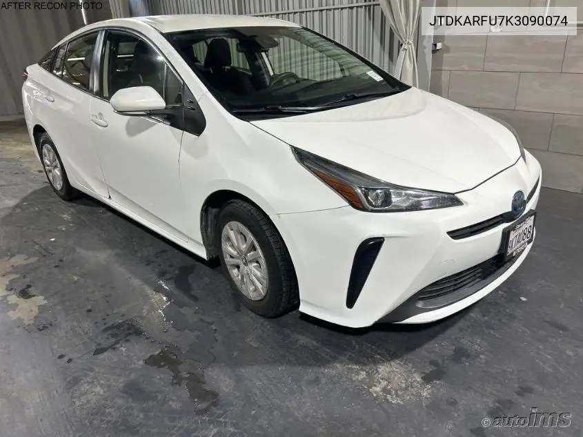 2019 Toyota Prius VIN: JTDKARFU7K3090074 Lot: 42273216