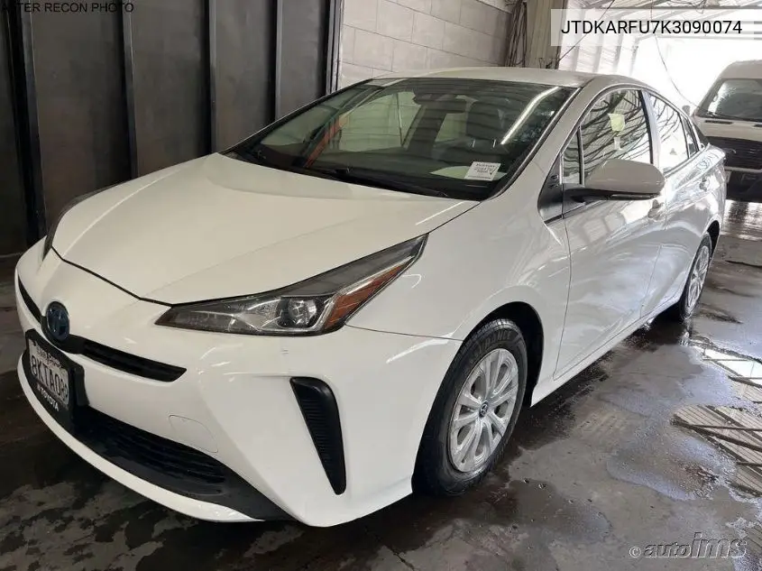 2019 Toyota Prius VIN: JTDKARFU7K3090074 Lot: 42273216