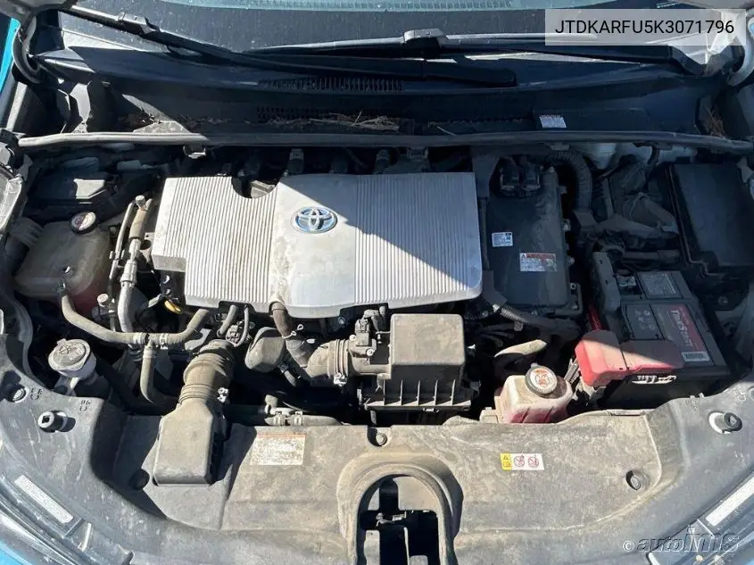 2019 Toyota Prius VIN: JTDKARFU5K3071796 Lot: 42273217