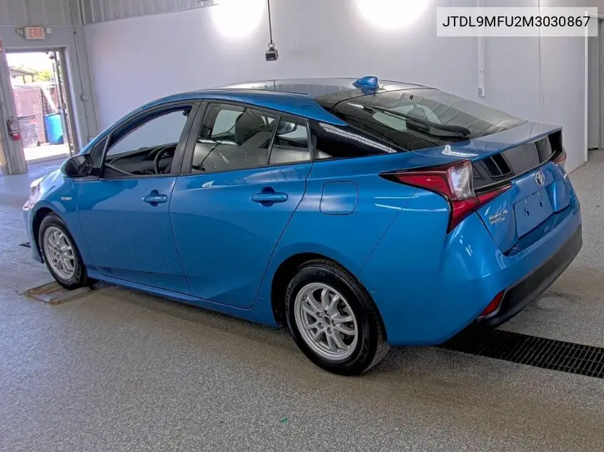 2021 Toyota Prius Le/Xle VIN: JTDL9MFU2M3030867 Lot: 42271705