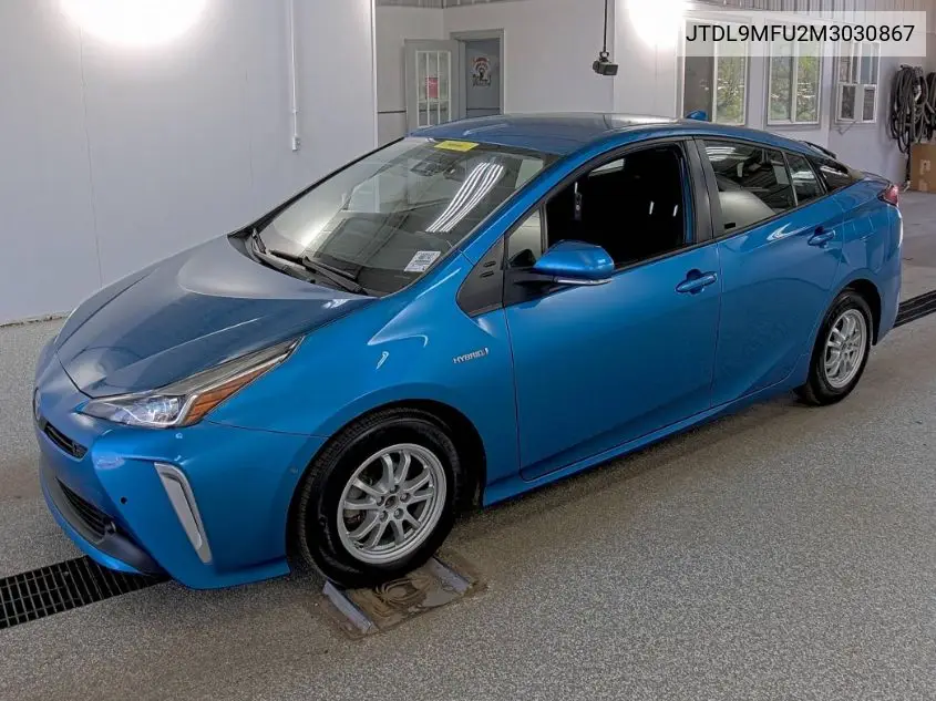 2021 Toyota Prius Le/Xle VIN: JTDL9MFU2M3030867 Lot: 42271705