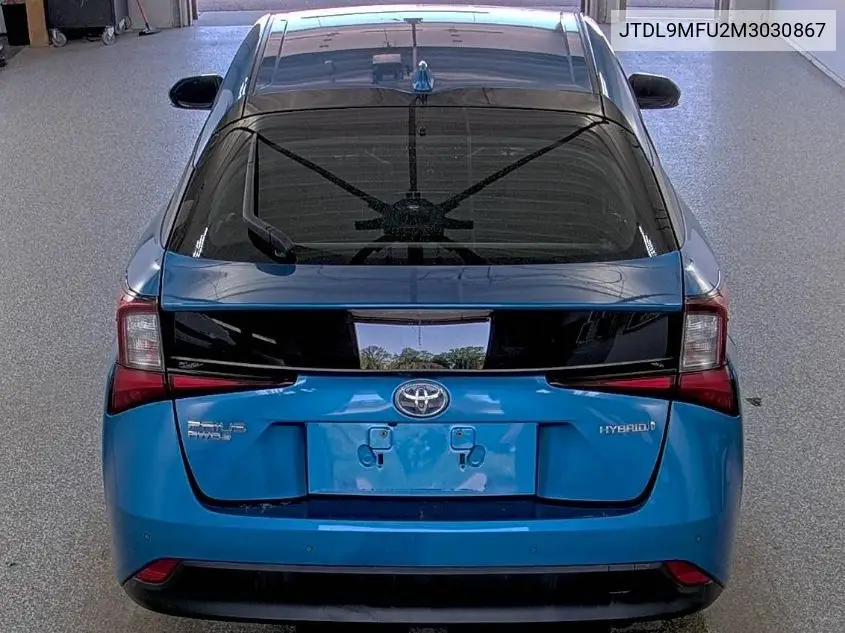 2021 Toyota Prius Le/Xle VIN: JTDL9MFU2M3030867 Lot: 42271705