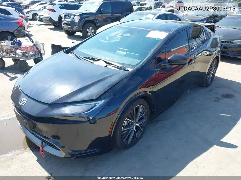 2023 Toyota Prius Xle VIN: JTDACAAU2P3003915 Lot: 42619052