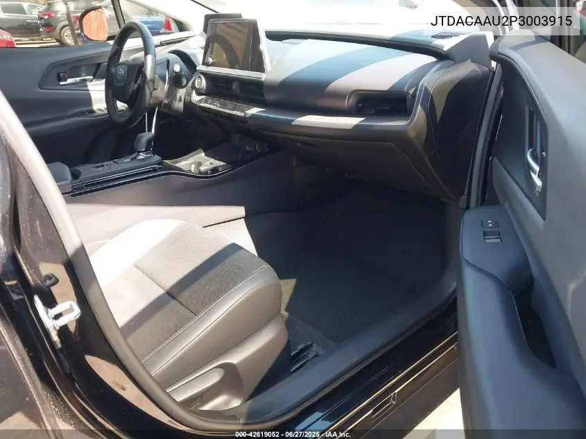 2023 Toyota Prius Xle VIN: JTDACAAU2P3003915 Lot: 42619052