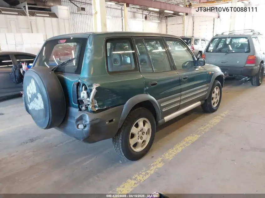 1996 Toyota Rav4 VIN: JT3HP10V6T0088111 Lot: 42024446