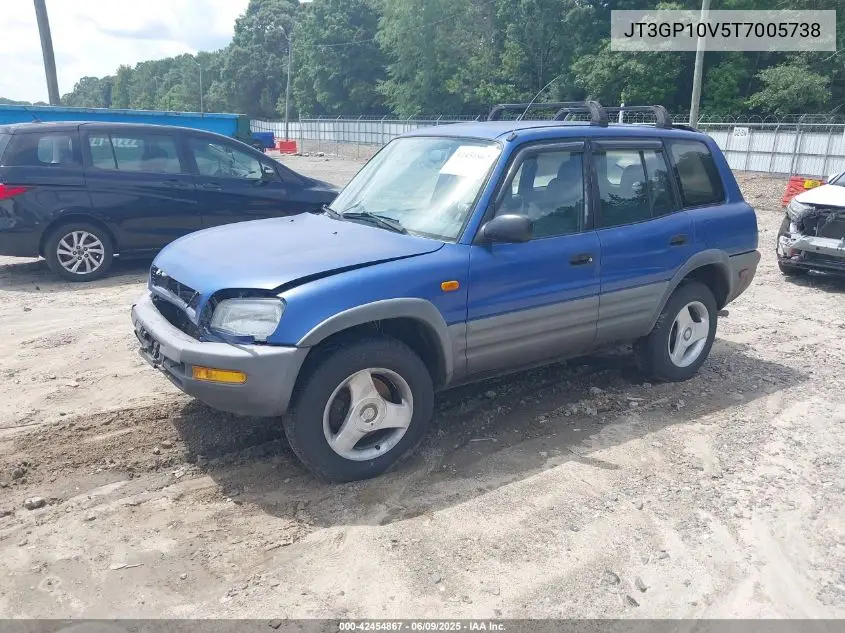1996 Toyota Rav4 VIN: JT3GP10V5T7005738 Lot: 42454867