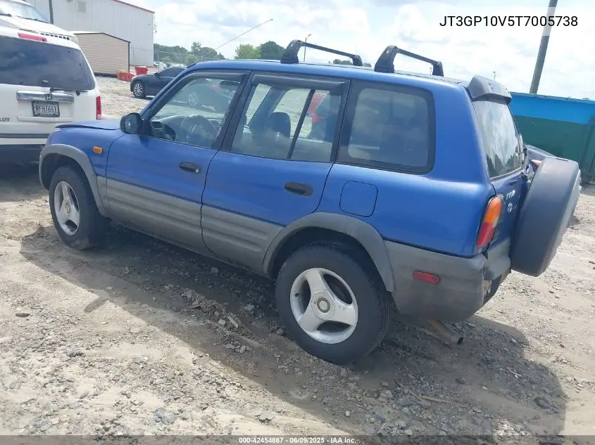 1996 Toyota Rav4 VIN: JT3GP10V5T7005738 Lot: 42454867