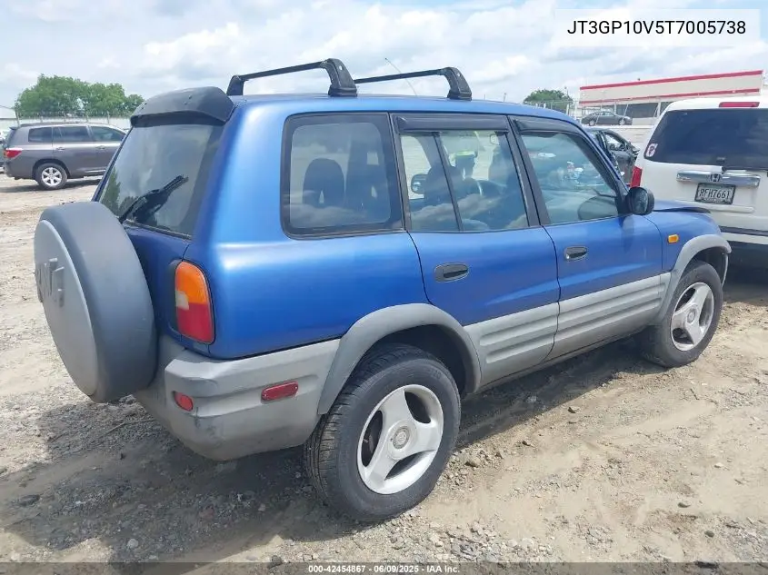 1996 Toyota Rav4 VIN: JT3GP10V5T7005738 Lot: 42454867