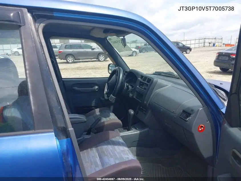 1996 Toyota Rav4 VIN: JT3GP10V5T7005738 Lot: 42454867