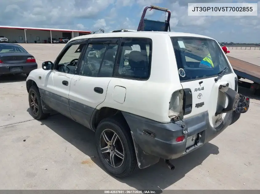 1996 Toyota Rav4 VIN: JT3GP10V5T7002855 Lot: 42537851