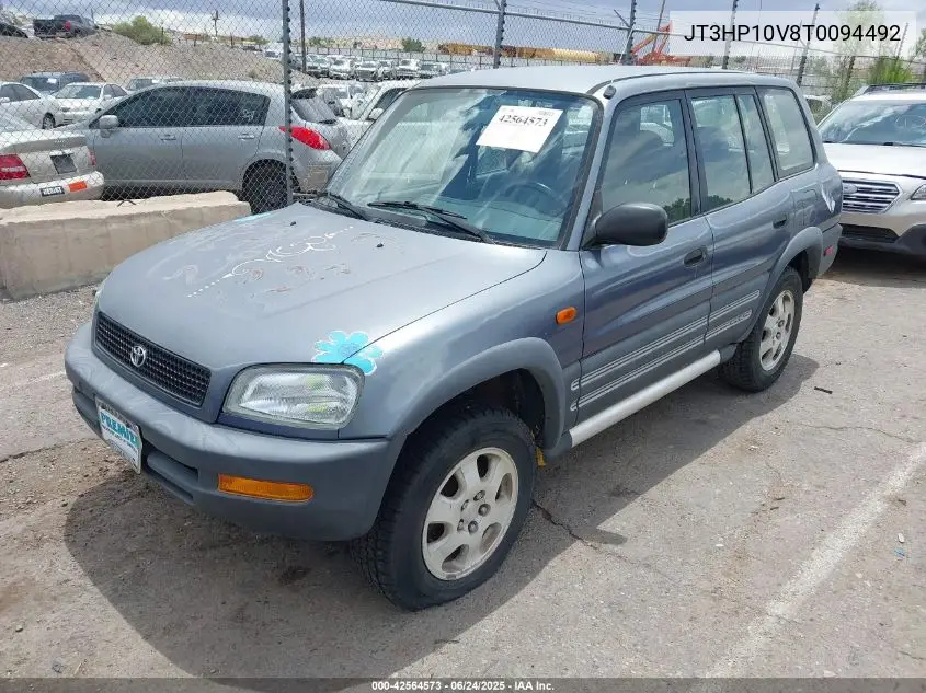 1996 Toyota Rav4 VIN: JT3HP10V8T0094492 Lot: 42564573
