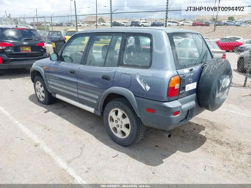 1996 Toyota Rav4 VIN: JT3HP10V8T0094492 Lot: 42564573