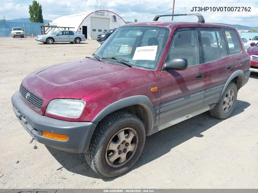1996 Toyota Rav4 VIN: JT3HP10V0T0072762 Lot: 42582660