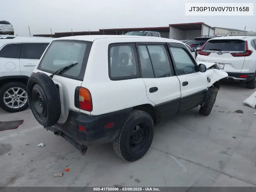1997 Toyota Rav4 VIN: JT3GP10V0V7011658 Lot: 41755596