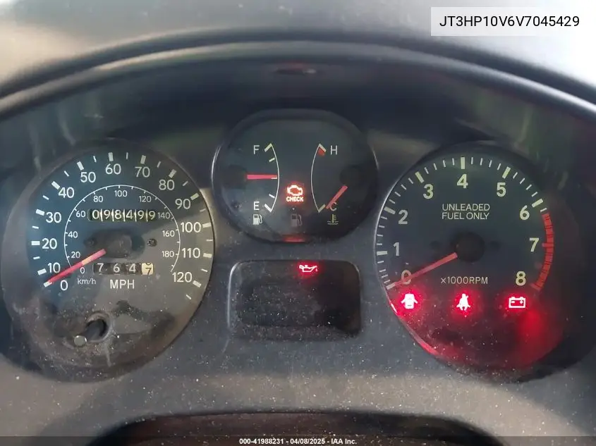 1997 Toyota Rav4 VIN: JT3HP10V6V7045429 Lot: 41988231