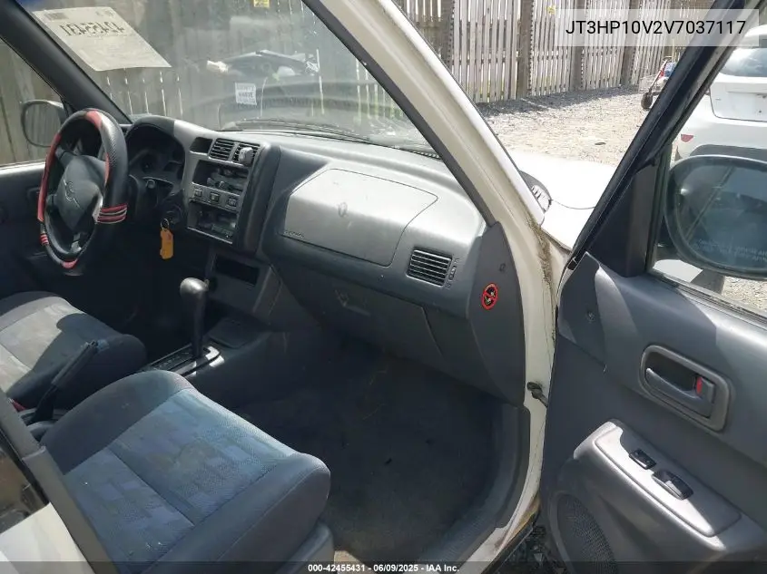 1997 Toyota Rav4 VIN: JT3HP10V2V7037117 Lot: 42455431