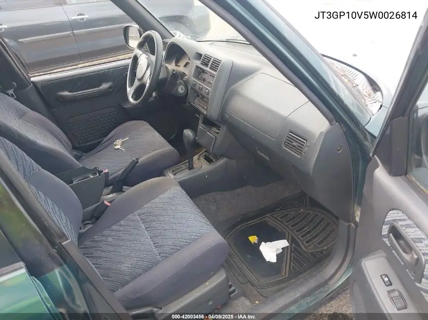 1998 Toyota Rav4 VIN: JT3GP10V5W0026814 Lot: 42003456